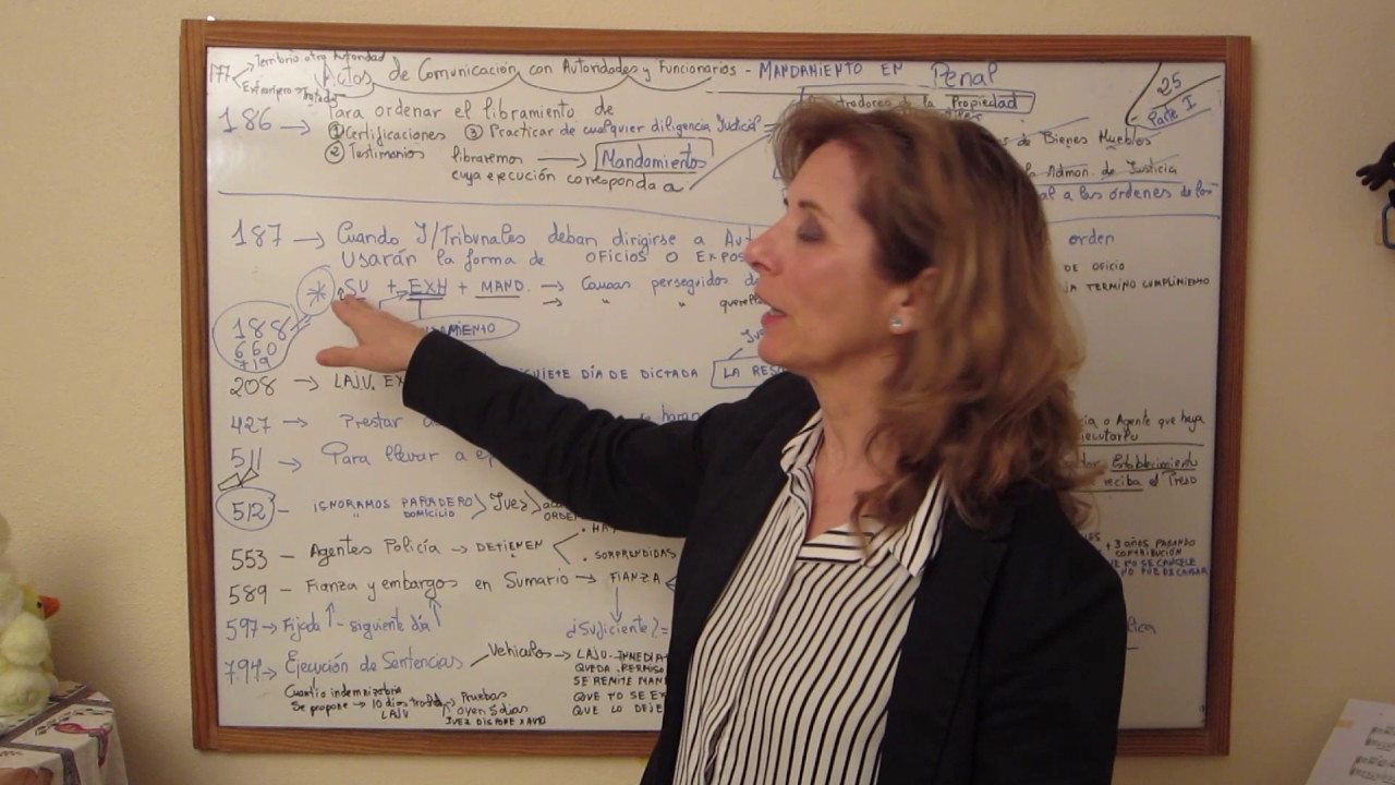 25.-MANDAMIENTO PENAL . PRIMERA PARTE