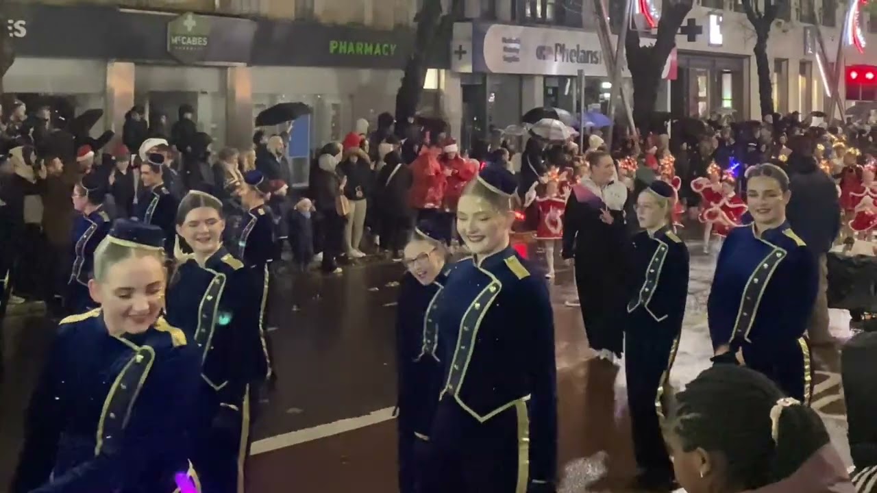 Christmas parade cork last night