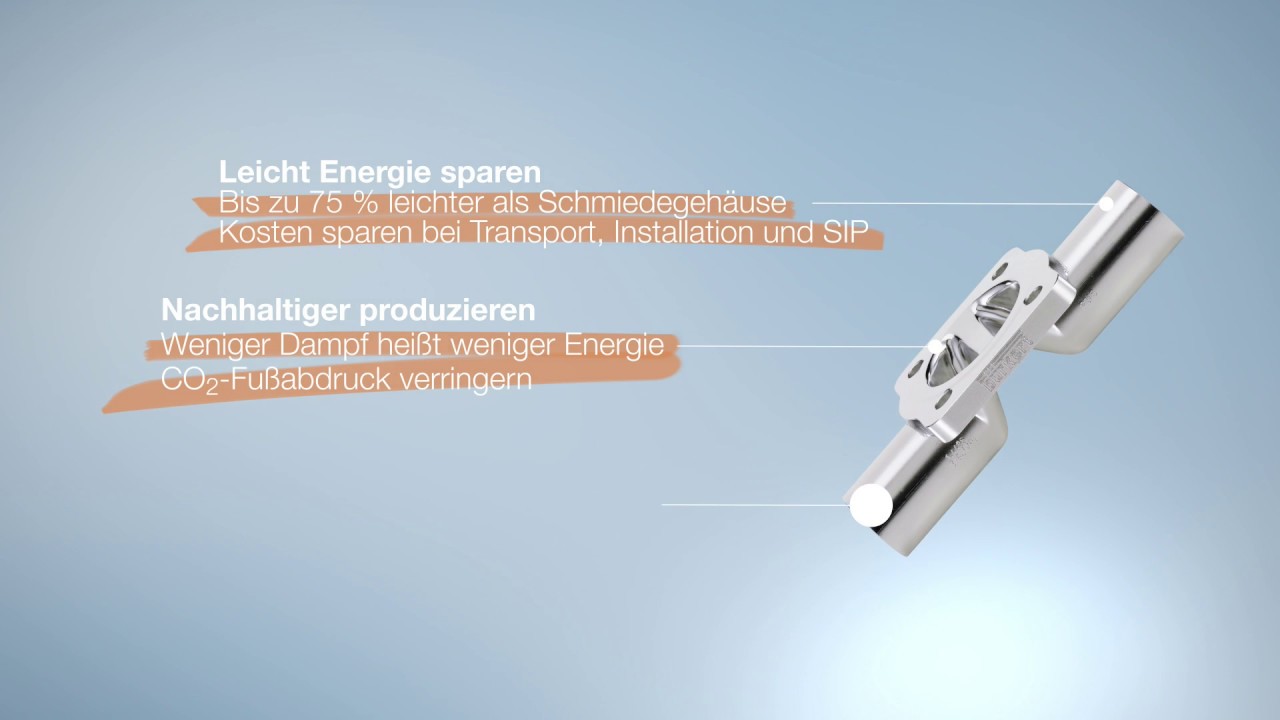 Tube Valve Body f&uuml;r Membranventile &ndash; Hygienic (DE)