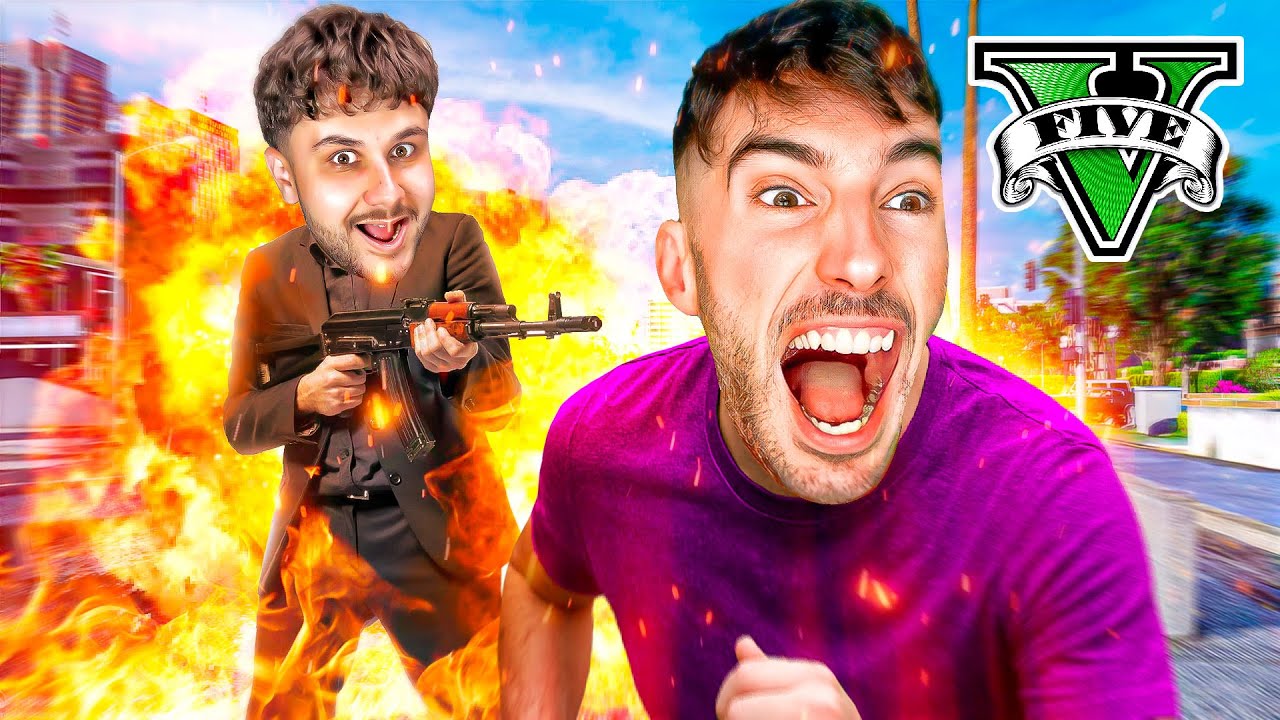 MI AMIGO DE NIVEL 1 SE VUELVE LOCO !! *ME QUIERE MATAR* GTA 5