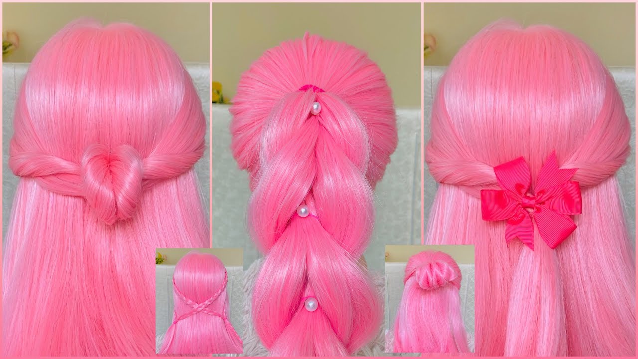 Cute and Easy hairstyle for girls | hair tutorial #4 |
