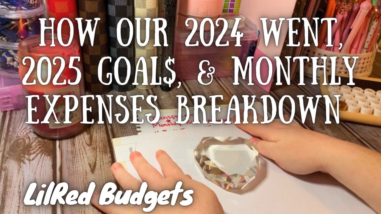 2024 Recap, 2025 GOAL$, & Our Current Monthly Expenses Breakdown vs. Our Income Comparison!
