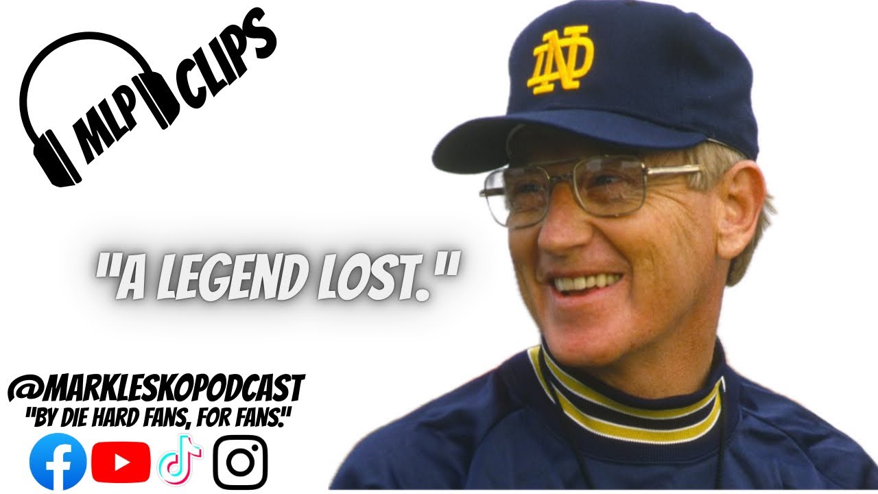 Lou Holtz passes, Big ten wrestling and other topics || Mark Lesko Pod clips #collegefootball #news