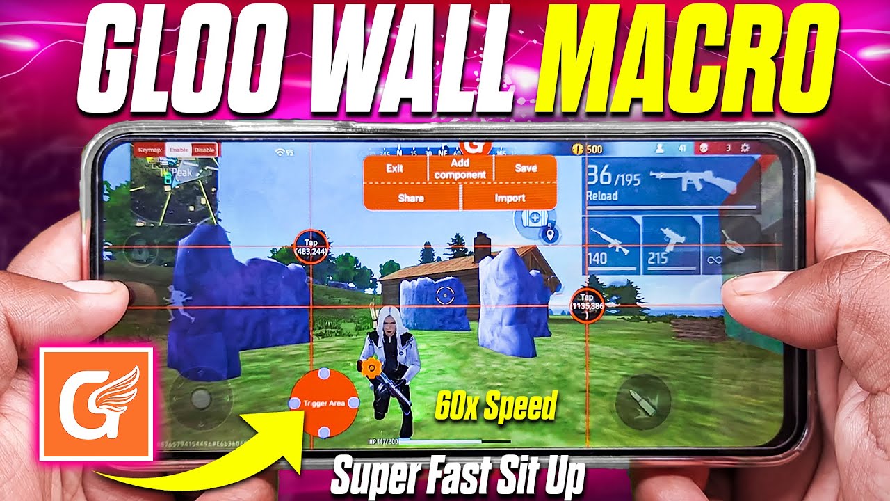 Fast Sit Up Gloo Wall Macro Using GG Game Space