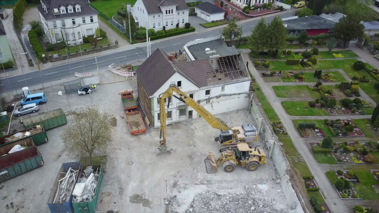 Abbrucharbeiten in Hattingen