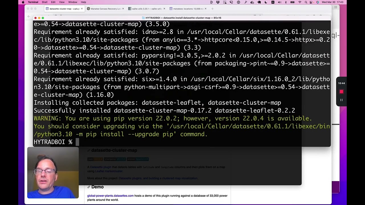 Datasette: a big bag of tricks for solving interesting problems using SQLite