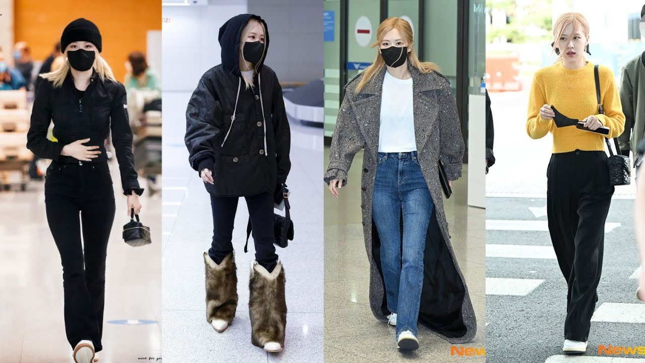 BLACKPINK Rosé Airport Fashion 2022