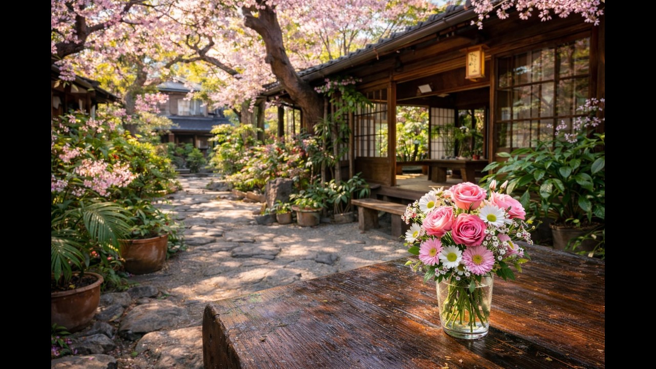 “Spring Garden Café – Light Piano & Acoustic Guitar for a Peaceful Afternoon”