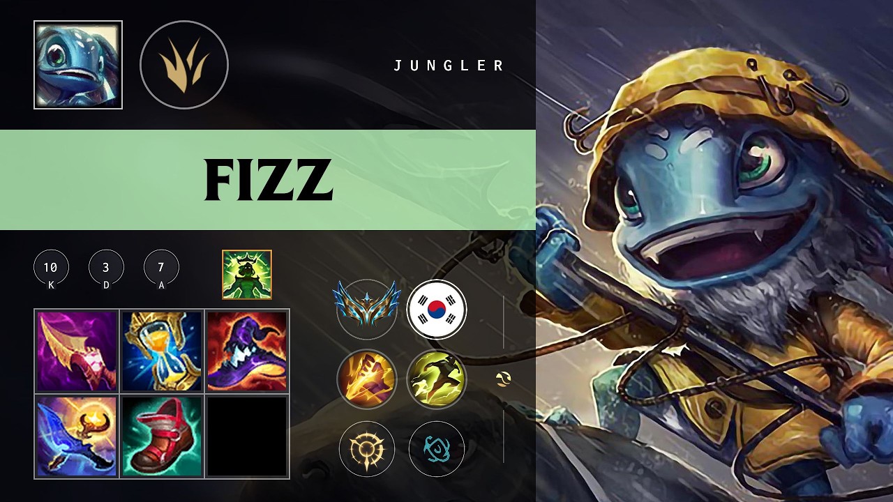 Fizz Jungle vs Nocturne - KR Challenger Patch 26.10
