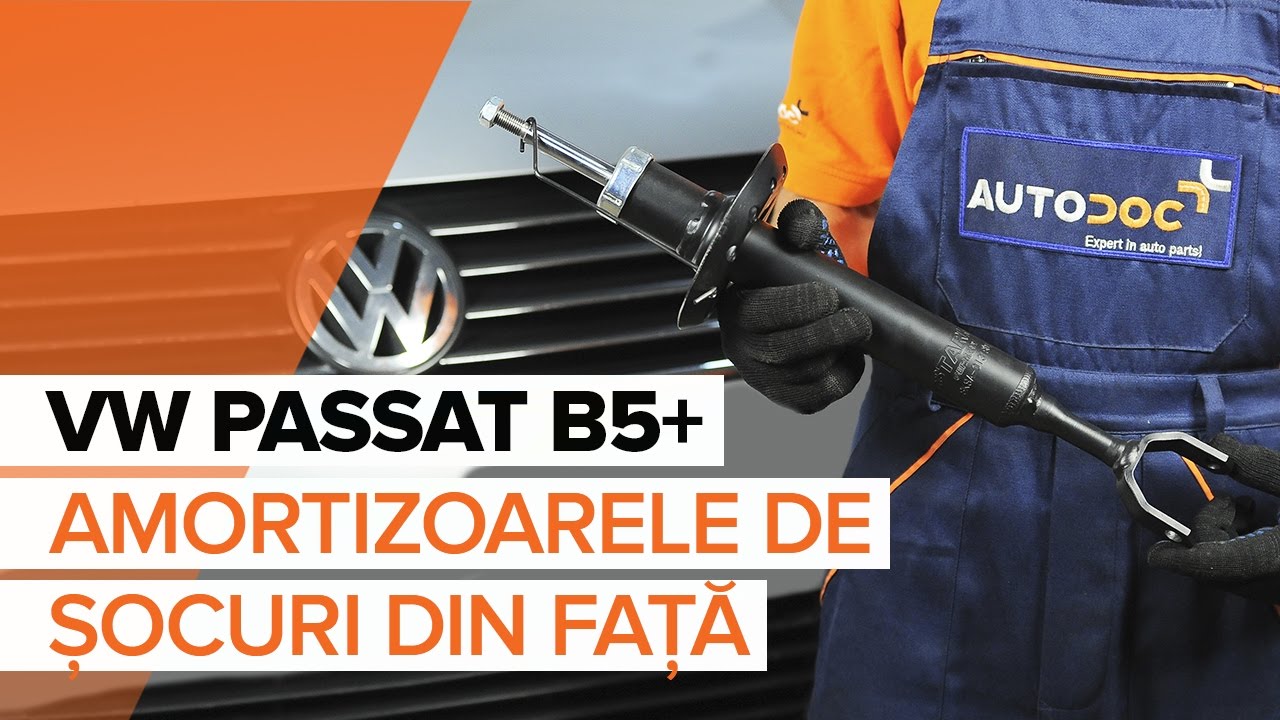 Cum se inlocuiesc amortizoare din față pe VW PASSAT B5+ TUTORIAL | AUTODOC