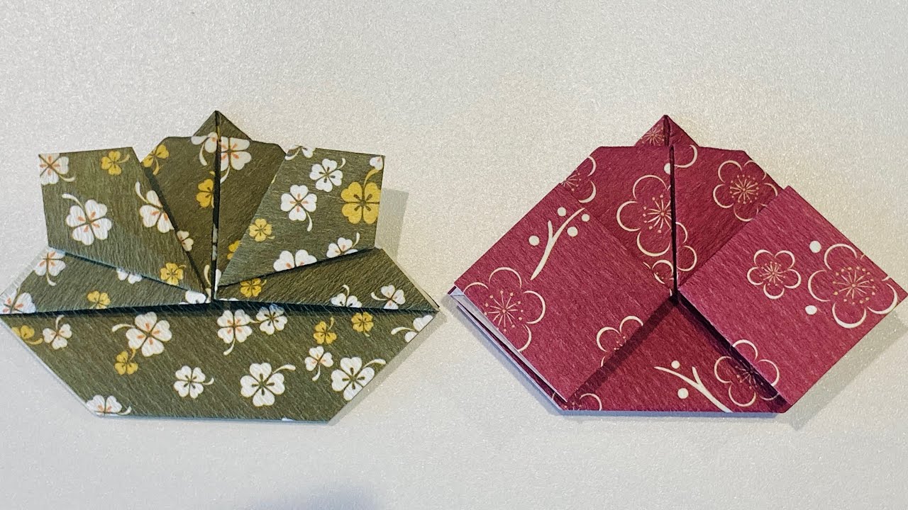 【折り紙 ひなまつり】簡単 ひな人形 Easy Origami Hina Dolls Emperor & Emperess