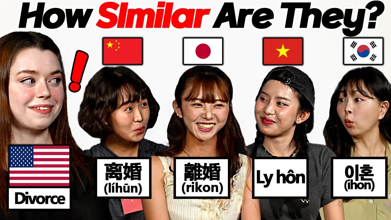 Korean vs Vietnamese Vs Chinese vs Japanese Why Are They Similar?