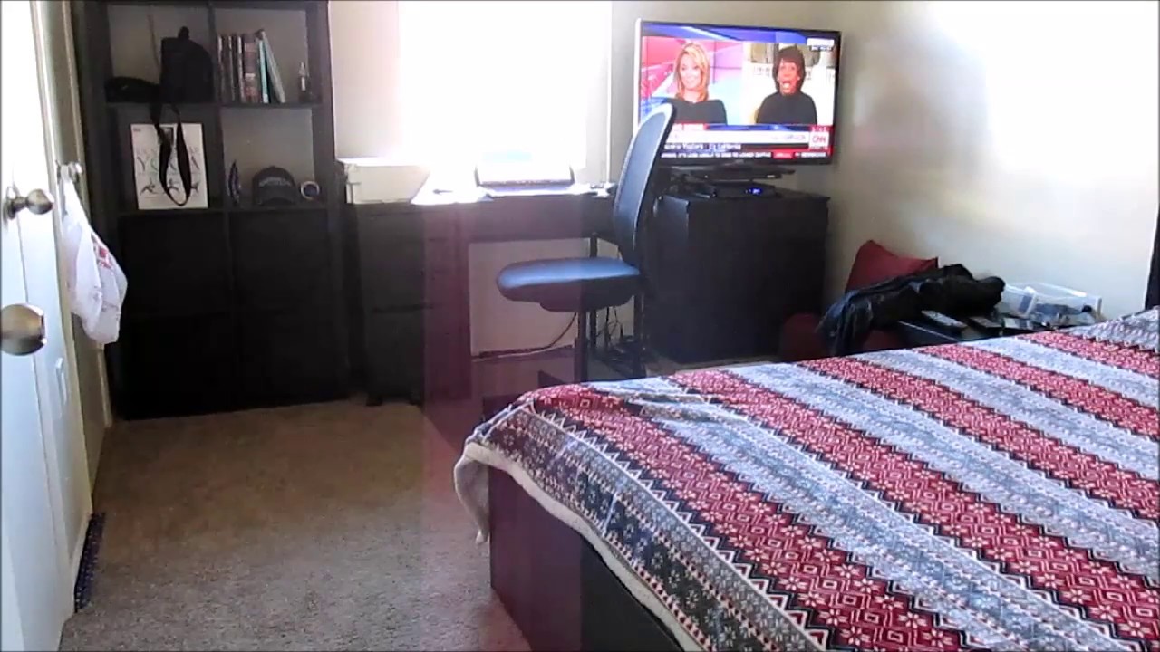Tour of IKEA furniture in bedroom