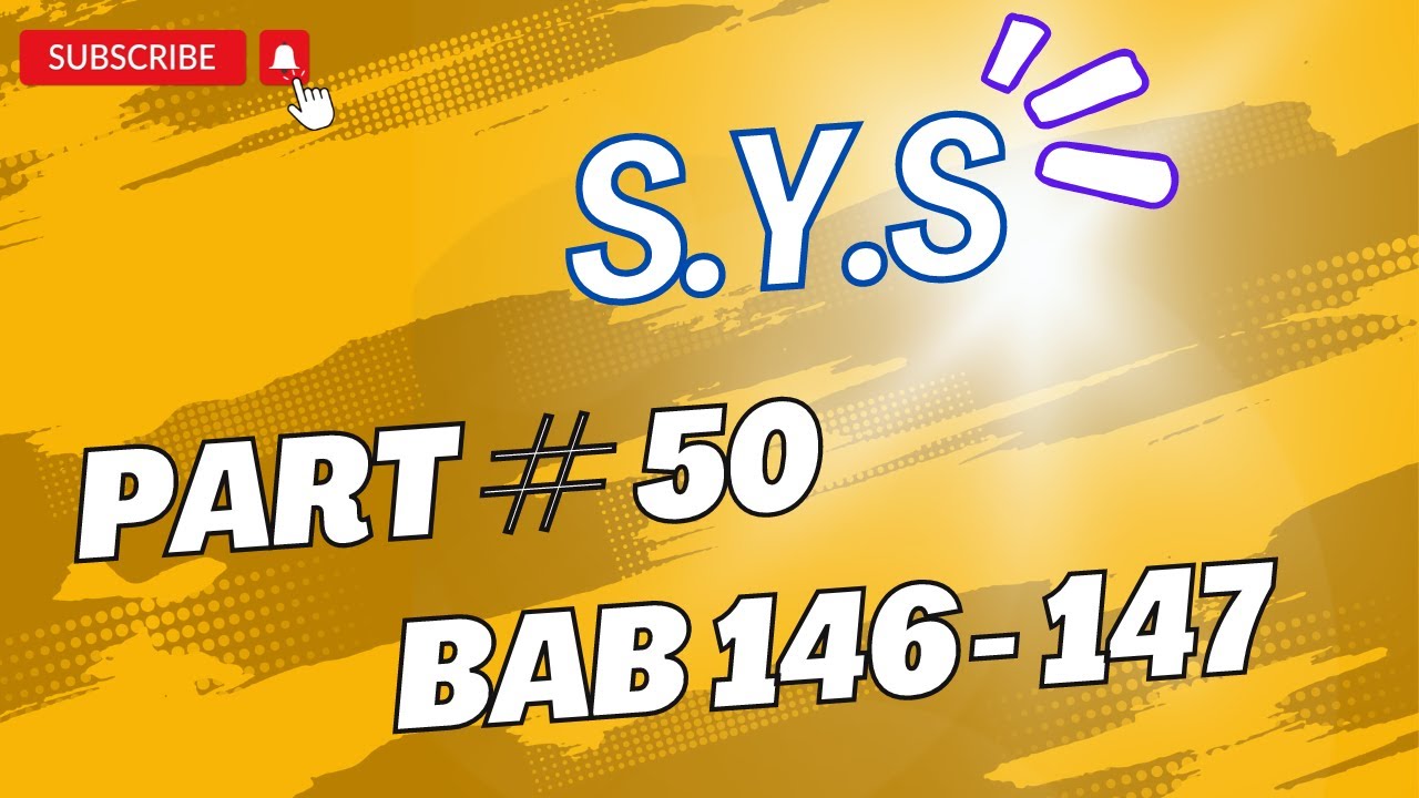 #PART 50 || S.Y.S || LN BAB 146 S/D 147  #lightnovel #novel #swordmastersyoungestson
