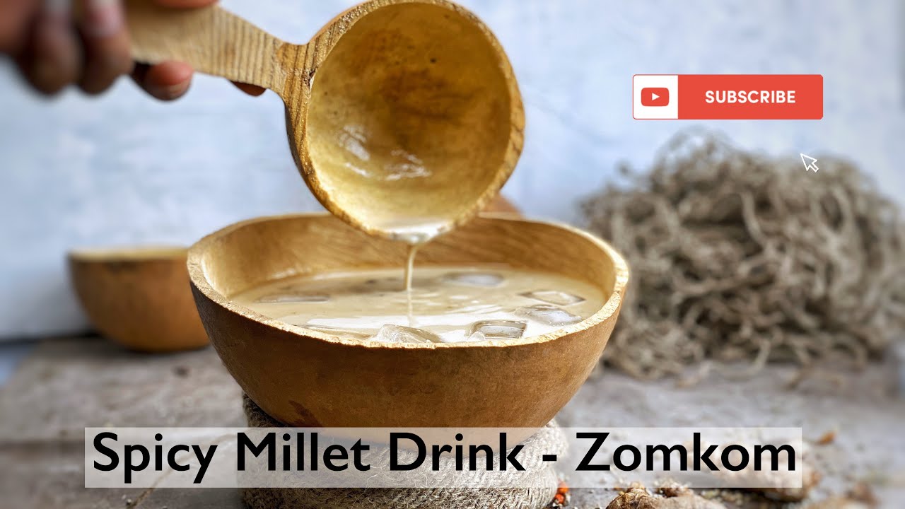 How to make Zomkom ( spicy millet Drink Ghana style)