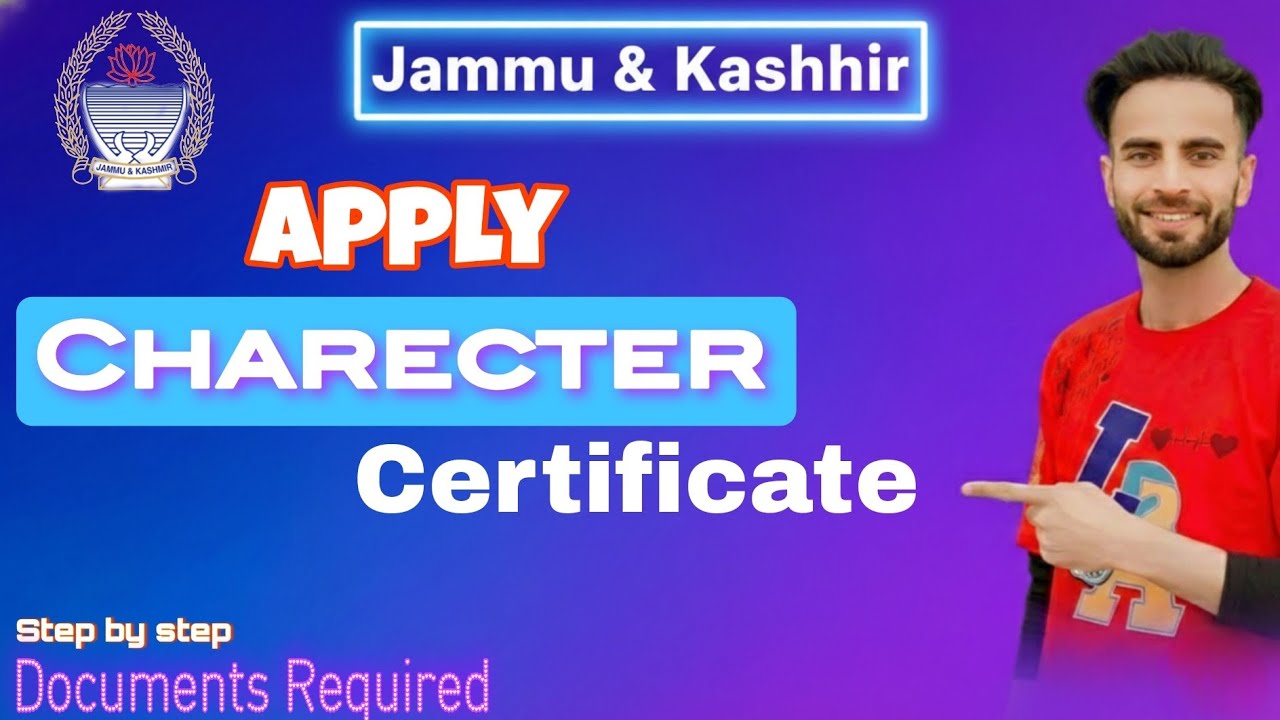 J&K Police Character Certificate Online kro 2025 | Phone Se Apply, Edit & Track | Full Tutorial