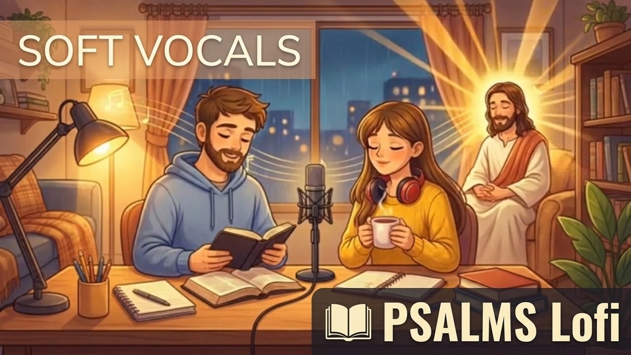 📖 Lofi Jazz for Study & Work ☕ Psalms with Vocals | Christian Lofi Jazz