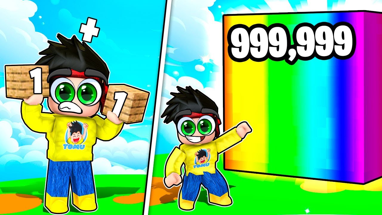 KAN VI LÅSA UPP *MAX LEVEL* RAINBOW BLOCK i MERGE SIMULATOR? (roblox)