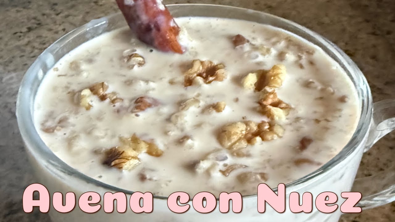 Avena con Nuez! Deliciosa y cremosita 