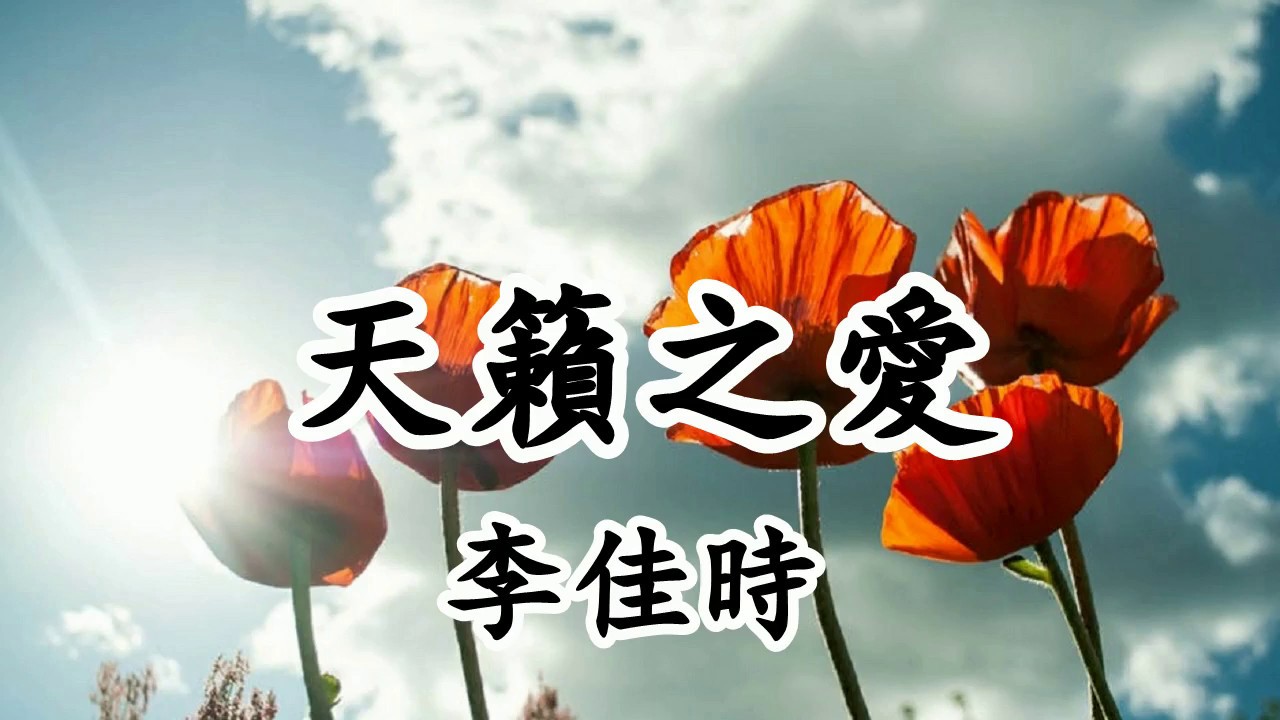 天籟之愛 - 李佳時 - 天上飛的是什麽 鳥兒還是雲朵 我把自己唱著 妳聽到了沒【2019抖音熱門歌曲】