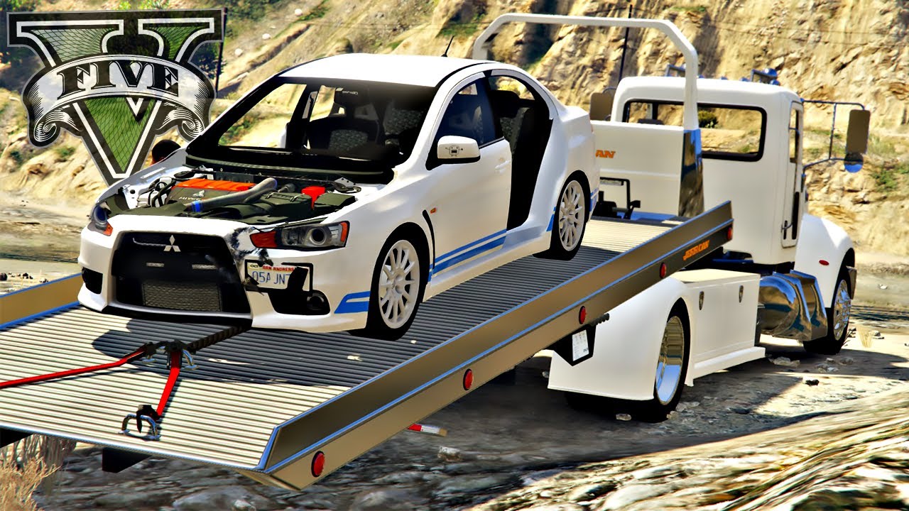 RESGATE DE CARRO ACIDENTE NA REPRESA NO GTA 5 - GTA V MODS