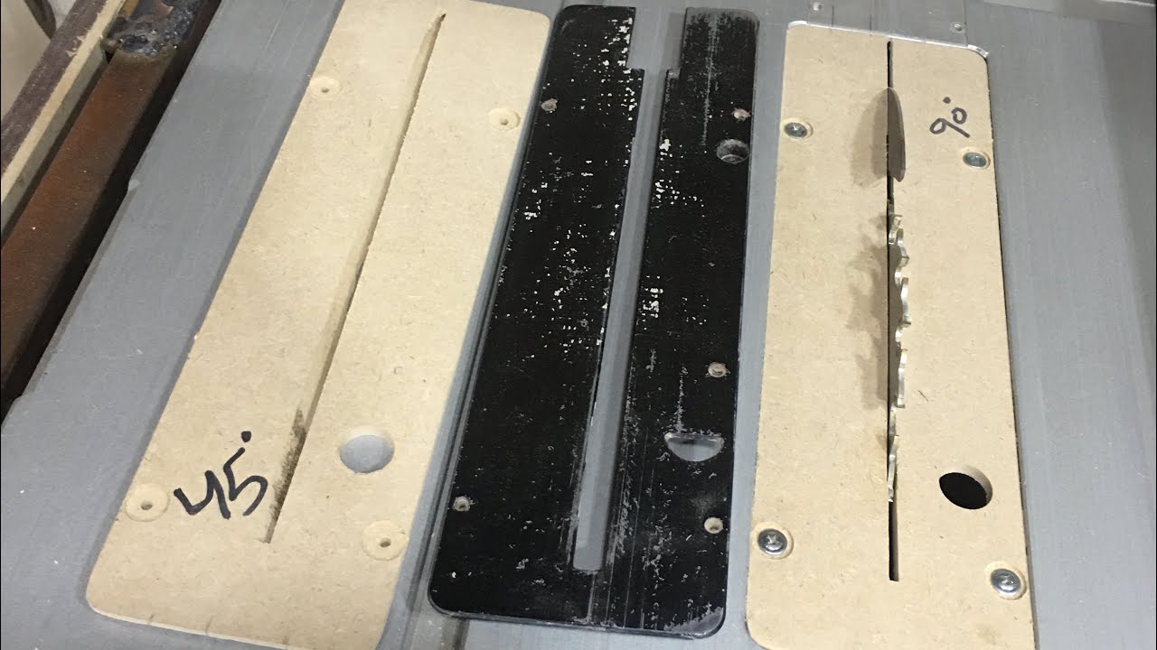 How to make a table saw zero clearance