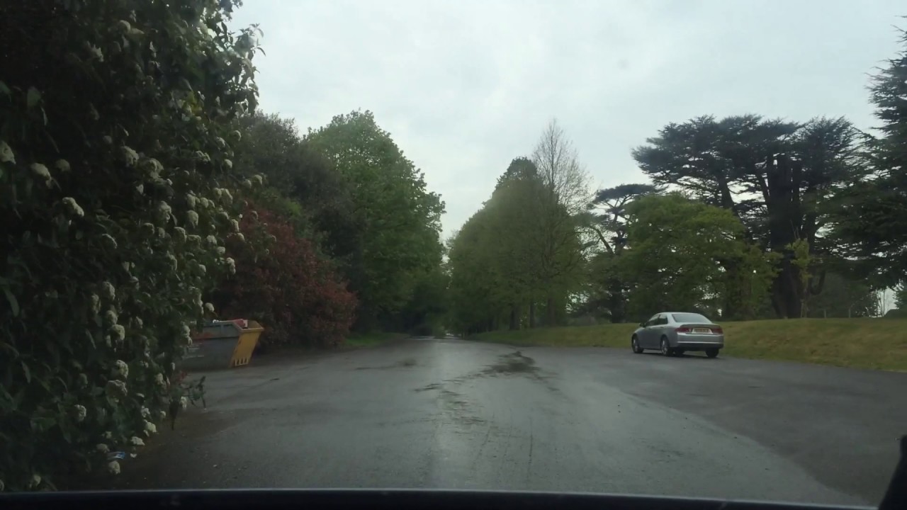 Driving to Goodwood House