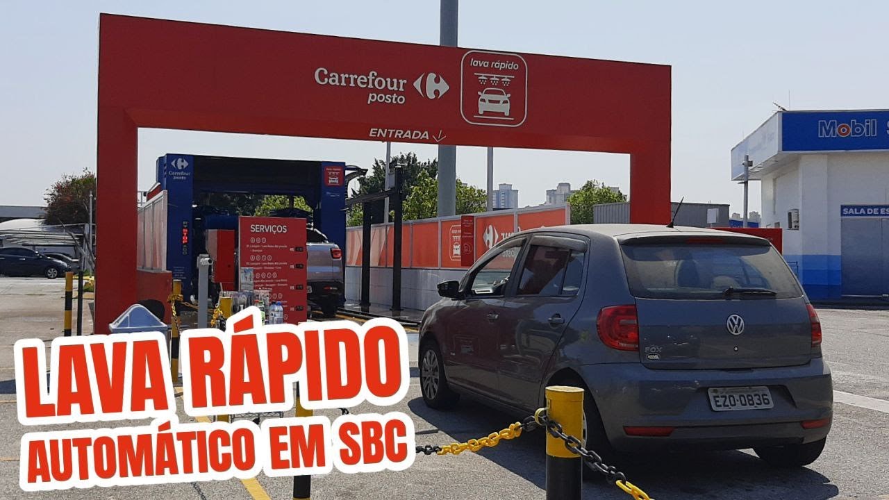 Lava R&aacute;pido Autom&aacute;tico em SBC / Lavagem eletr&ocirc;nica de veiculos.