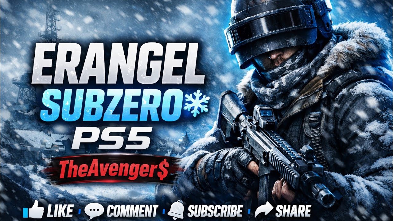 ❄️ ERANGEL SUBZERO LIVE 🔥 | PS5 PUBG INTENSE MATCH 😱 | TheAvenger$ 