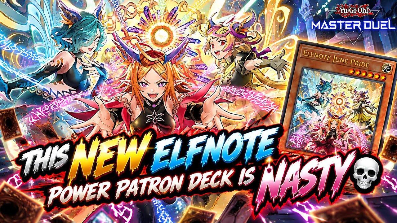 NEW Elfnote Support Is INSANE! 🔥 Elfnote Power Patron Deck | Master Duel