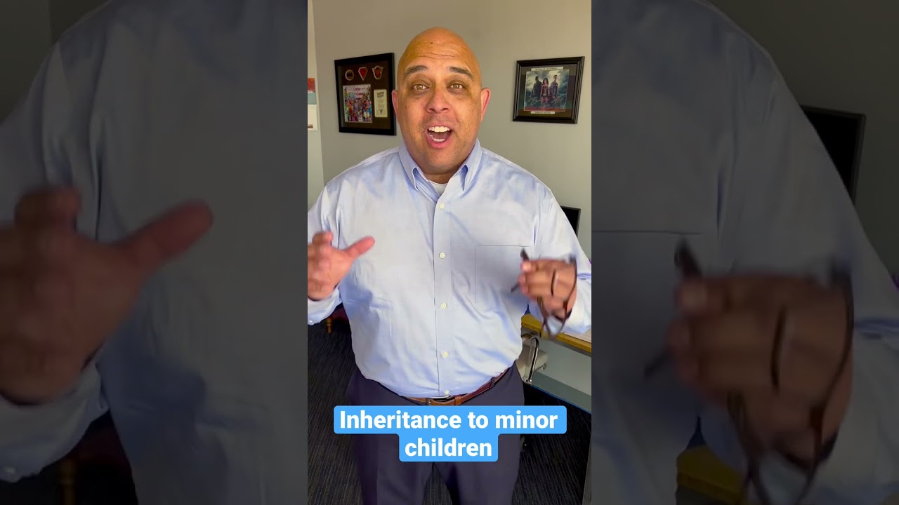 Inheritance to minor children #shorts