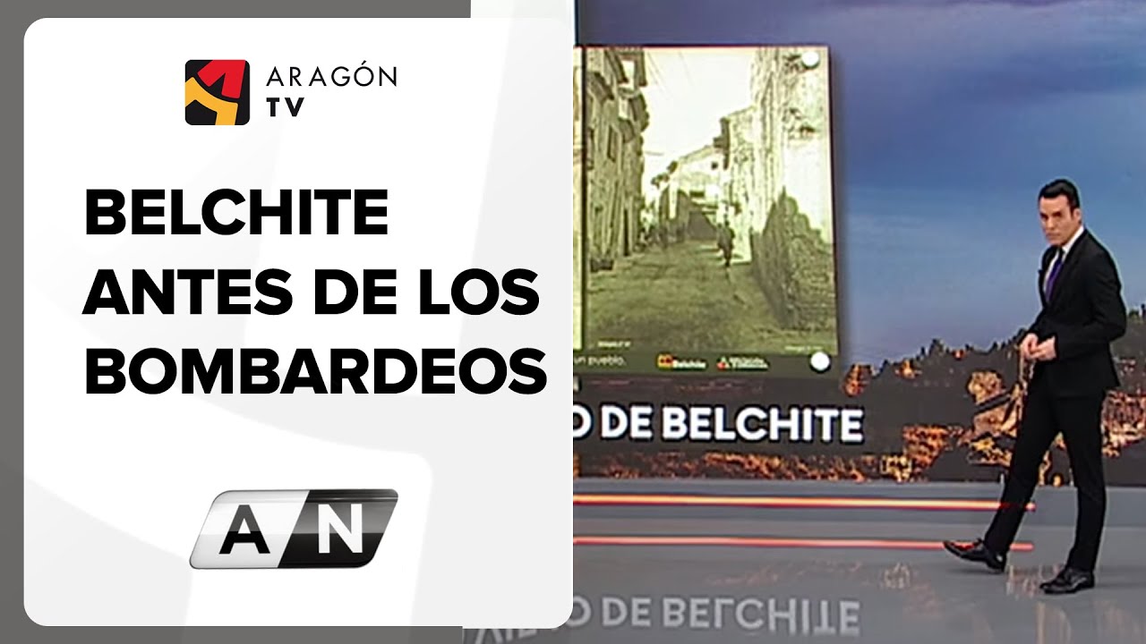Belchite recupera imágenes de sus edificios antes de ser bombardeados
