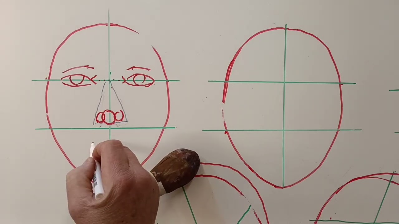 CÓMO DIBUJAR UNA NARIZ POR LUIS RIZO PINTOR 215