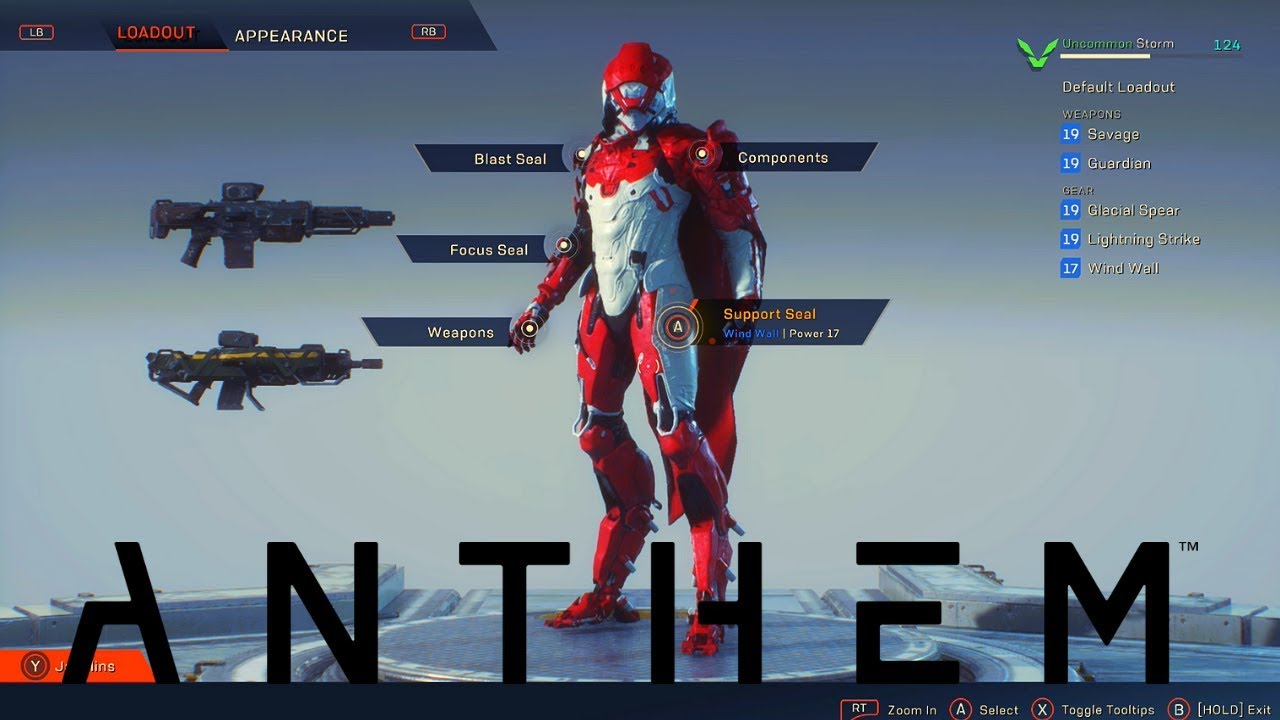 ANTHEM- MAXED RANK STORM IS OP-GAMEPLAY