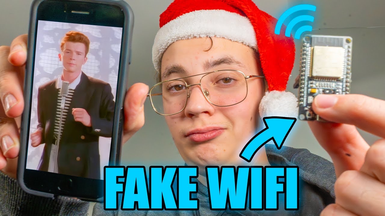Самодельная поддельная сеть Wi-Fi за 10 долларов, которая вас разыграет в стиле Рикролла.