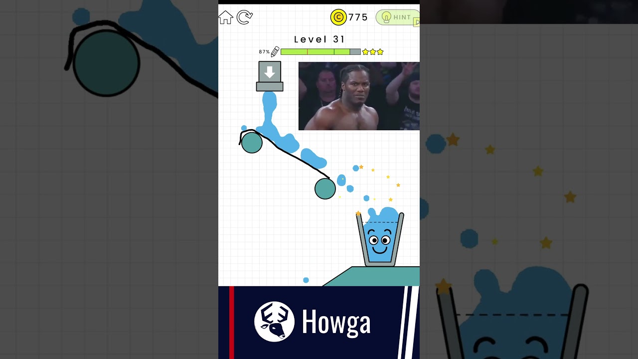 ⟨ Howga ⟩ Creative Game: Guide Water Flow and Draw Lines Through Challenging Levels - Happy Glass