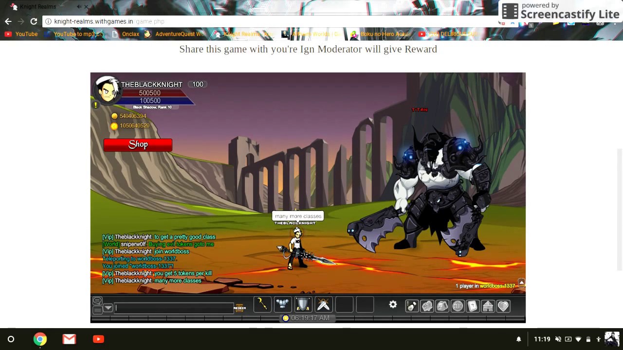 Awesome Aqw Ps Knight Realms!!!!!