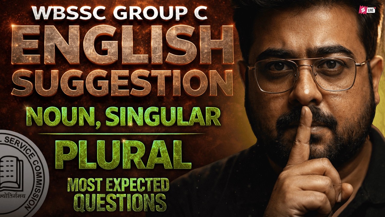 WBSSC Group C English Suggestion | WBSSC Group C Expected Questions By Goutam Sir
