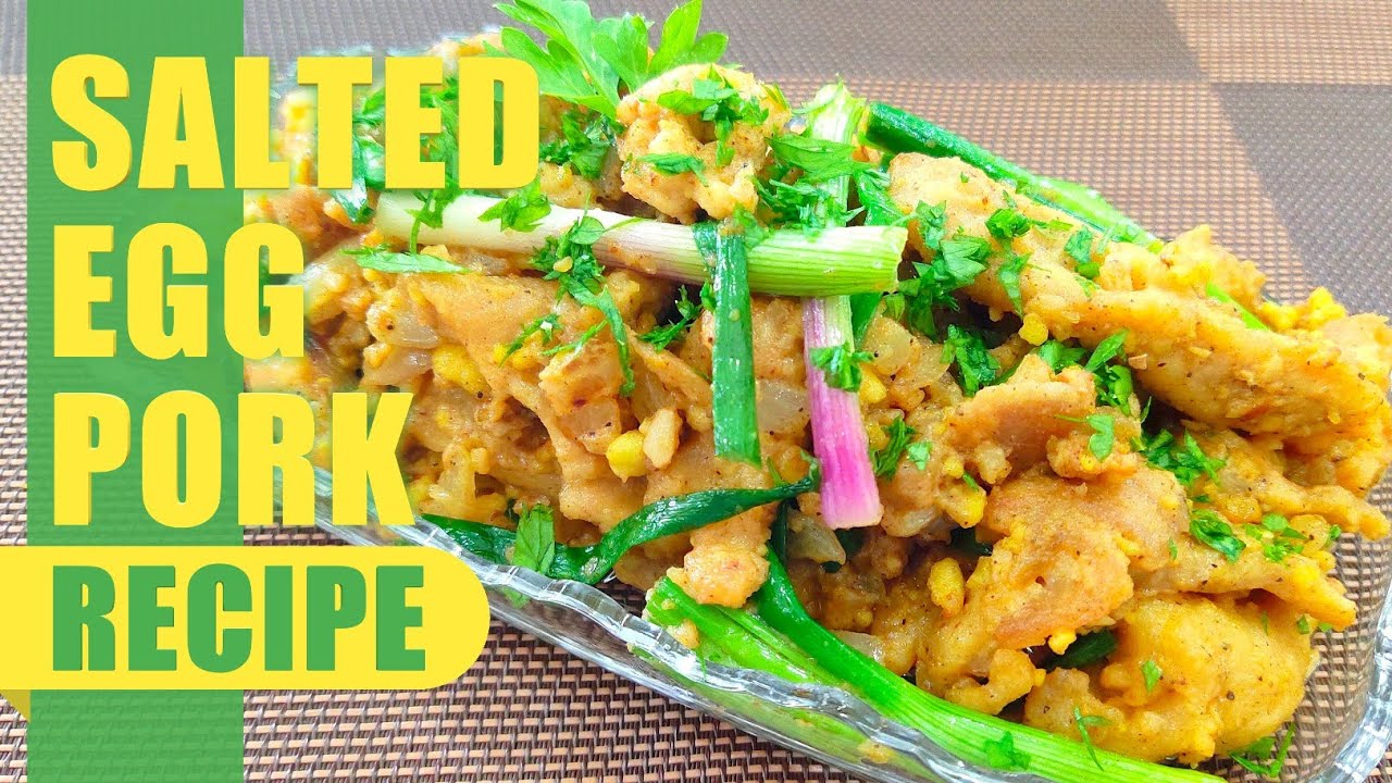 Salted Egg Pork Recipe