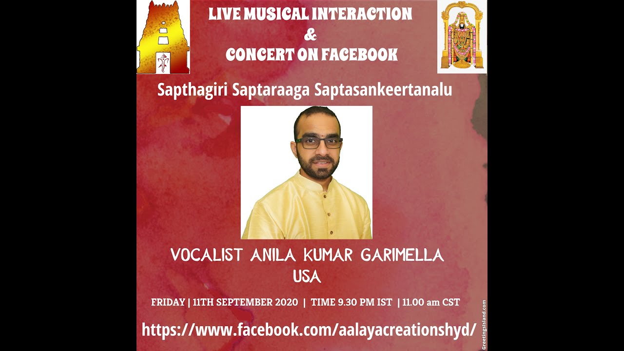 Satpagiri Saptaraga Saptasankeertana by Anilakumar Garimella Live 21 Part 1