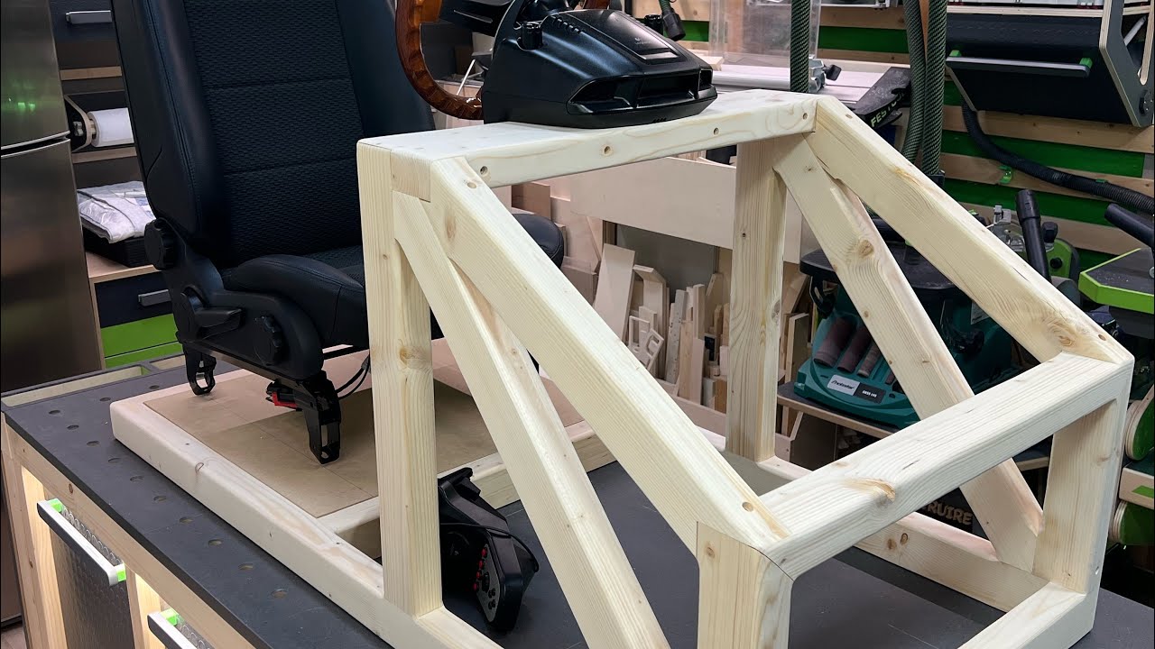 Simulatore di guida in legno fai da te (prima parte)
