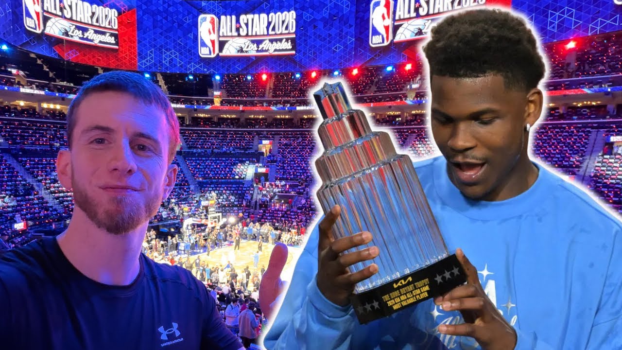 LIVE beim ALL STAR GAME in LA!! | USA vs World | KBJ Vlog