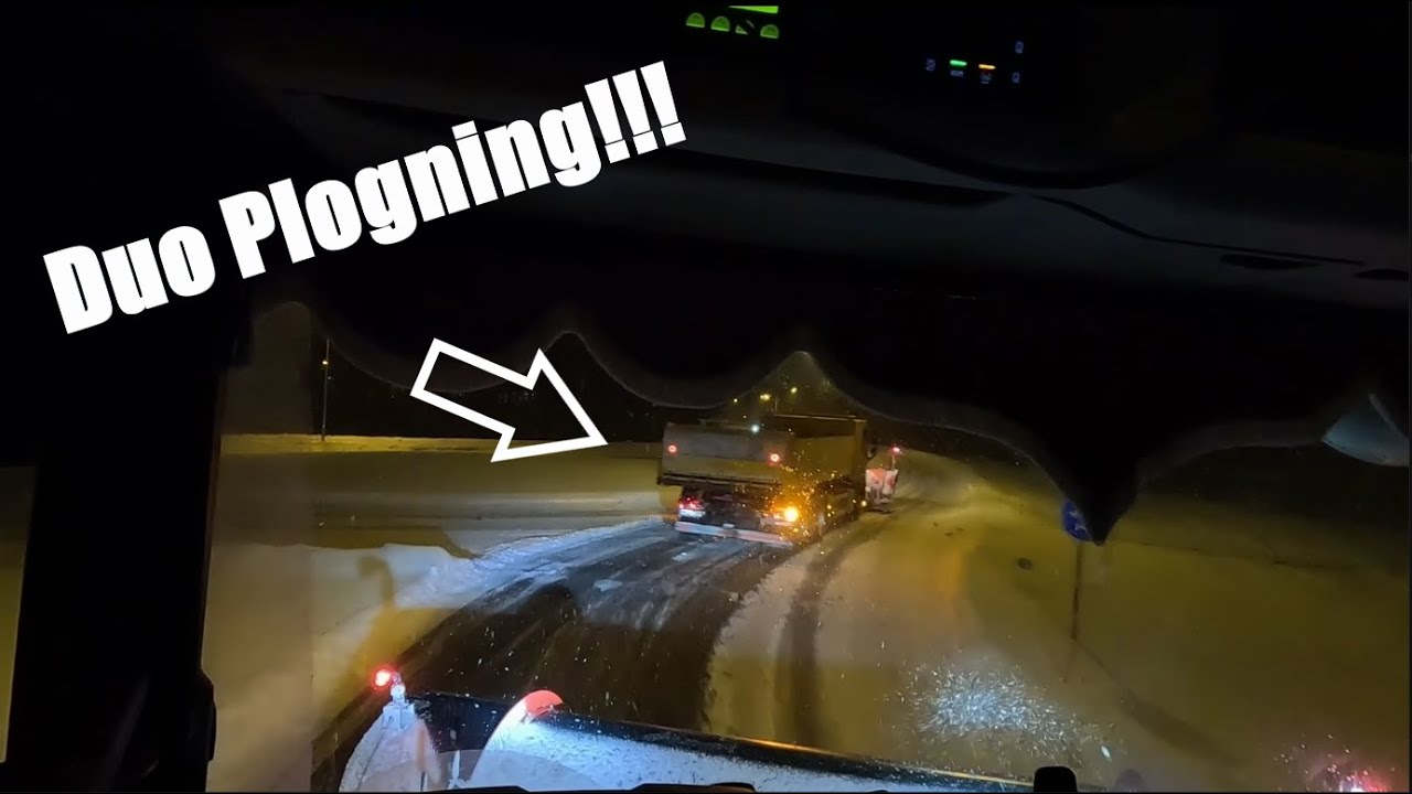 Dubbla plogbilar! (Plogning med Scanian)