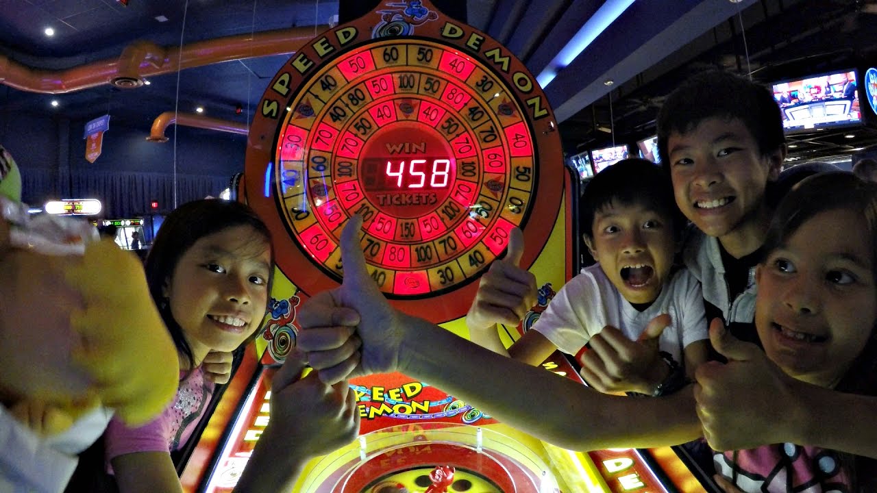 Arcade Player Challenge Speed Demon Ticket Redemption Game Fun!