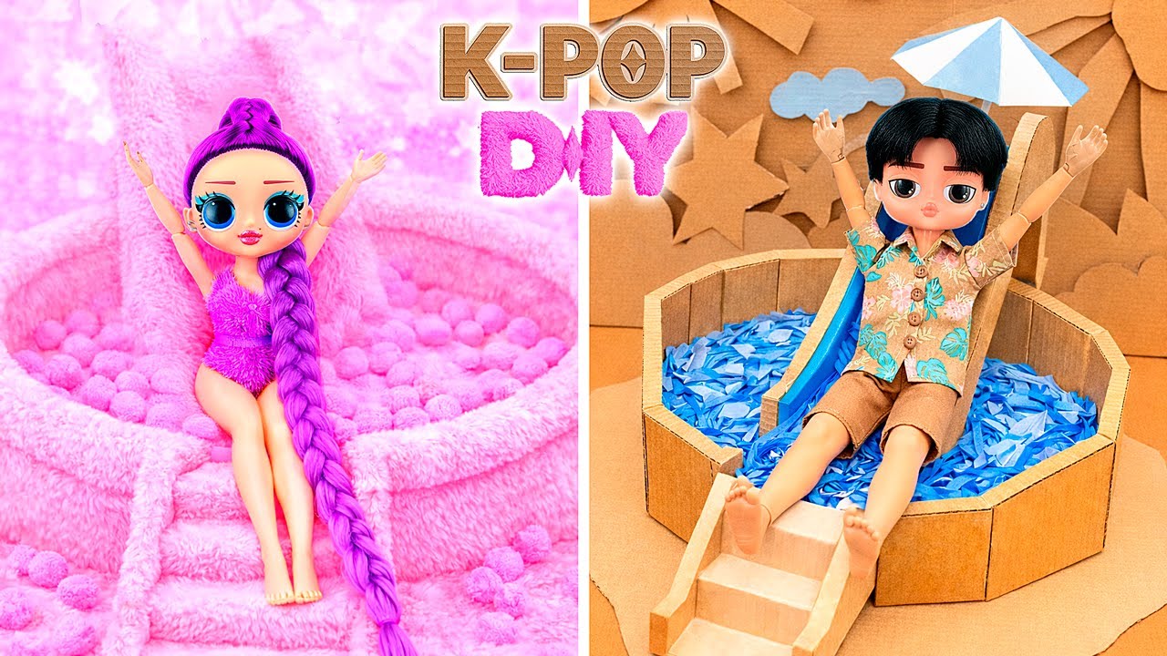 K-Pop Demon Hunters în vacanță: Idei DIY pentru păpuși pufoase și din carton