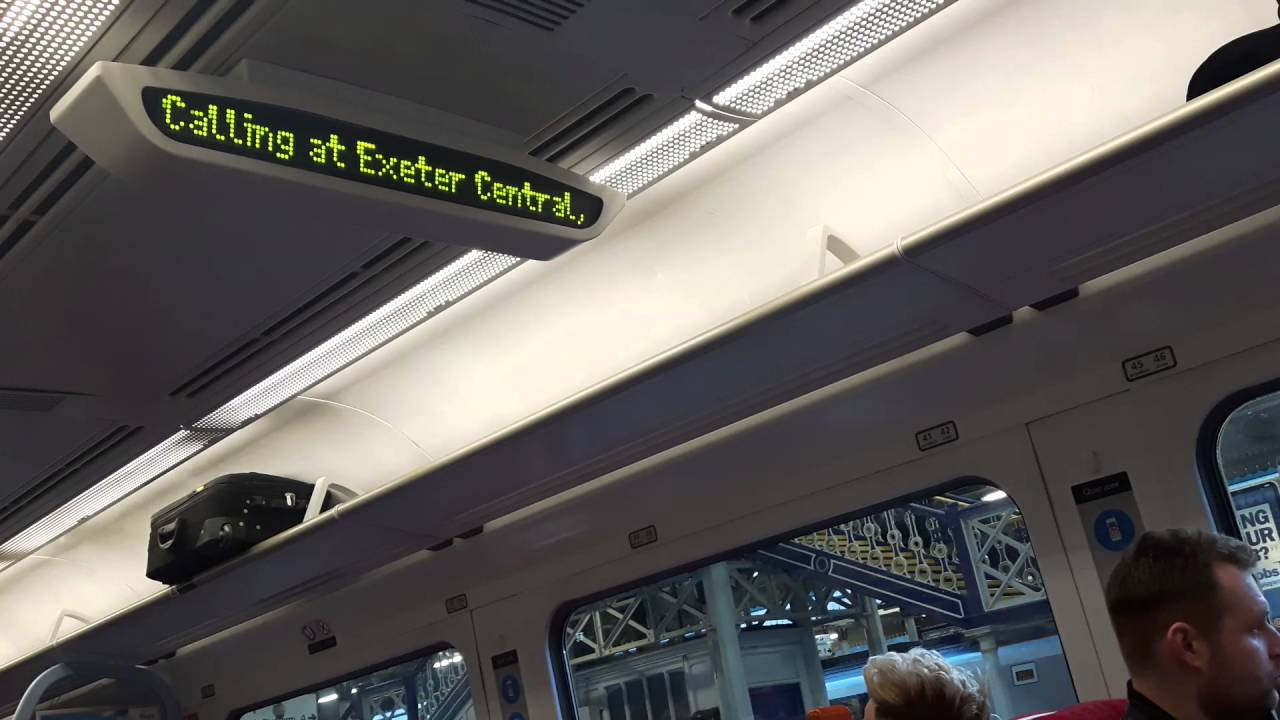 South West Trains Class 159 Announcement Exeter St David's-London Waterloo