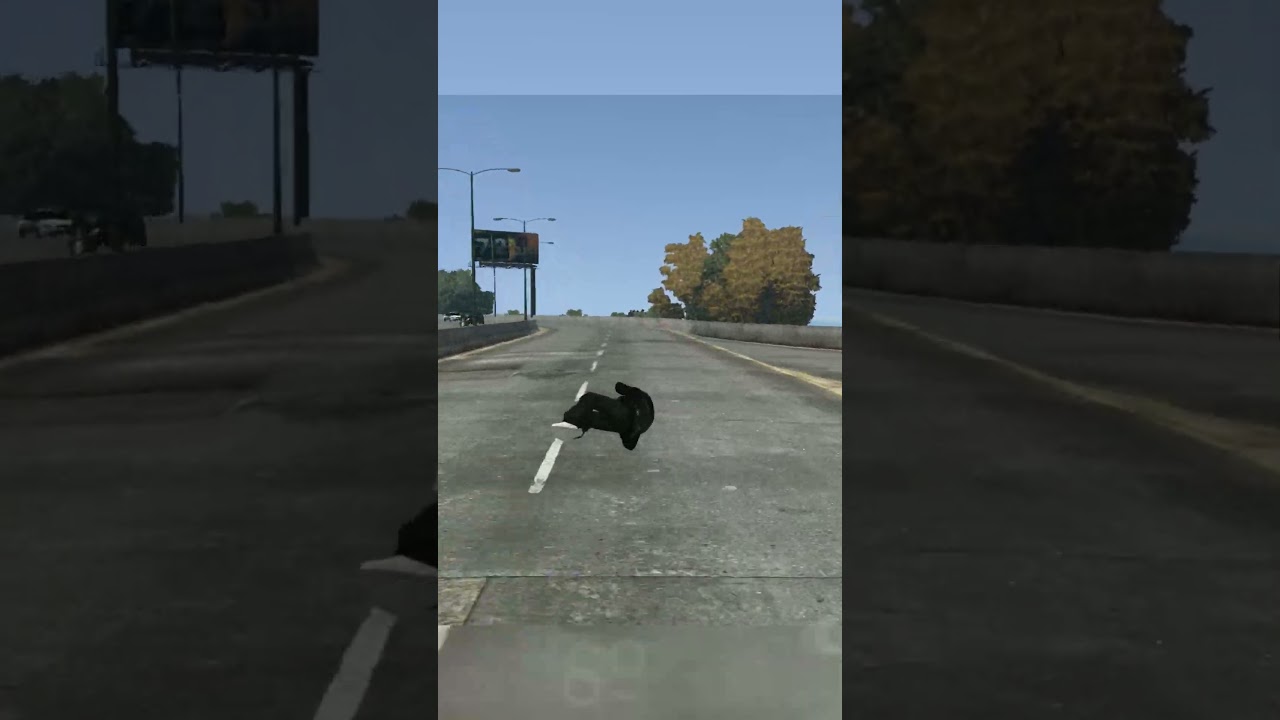 Niko Bellic dives in style #gta4 #gtaiv #rockstargames #gta #nikobellic #crash