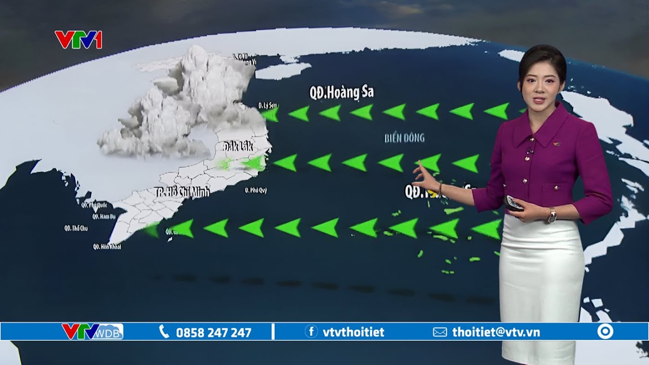 Dự báo thời tiết 12h30 - 15/01/2025 | Hình thế gây mưa | VTVWDB