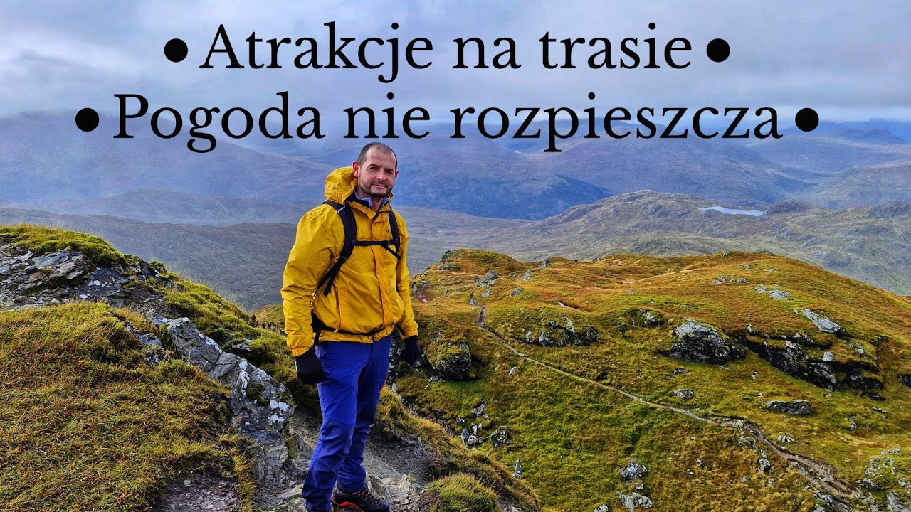 Atrakcje na trasie, pogoda nie rozpieszcza. Beinn Chabhair, Szkocja