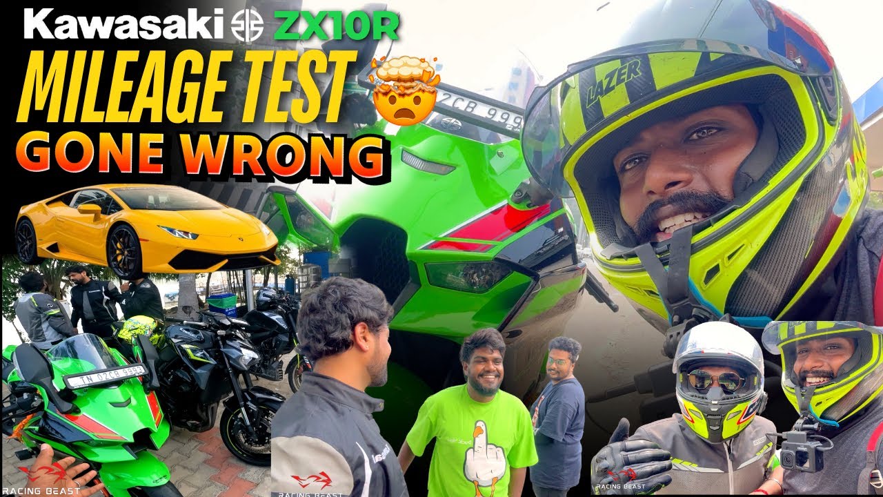 Kawasaki zx10r Mileage Test gone wrong😰 #kawasakizx10rr #kawasakininja #zx10r